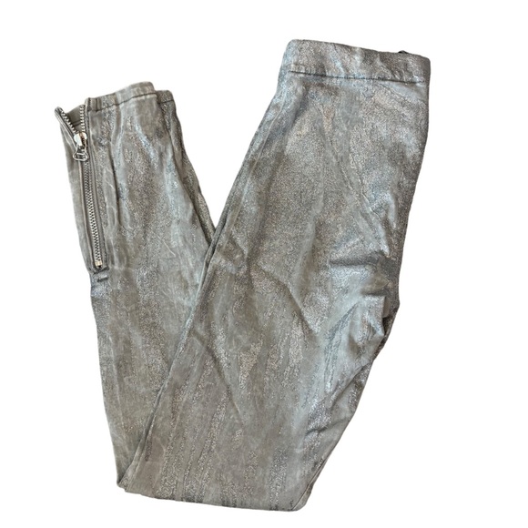 Joe’s Jeans Metallic Silver Skinny Jeans The Legging Fit - Picture 2 of 12